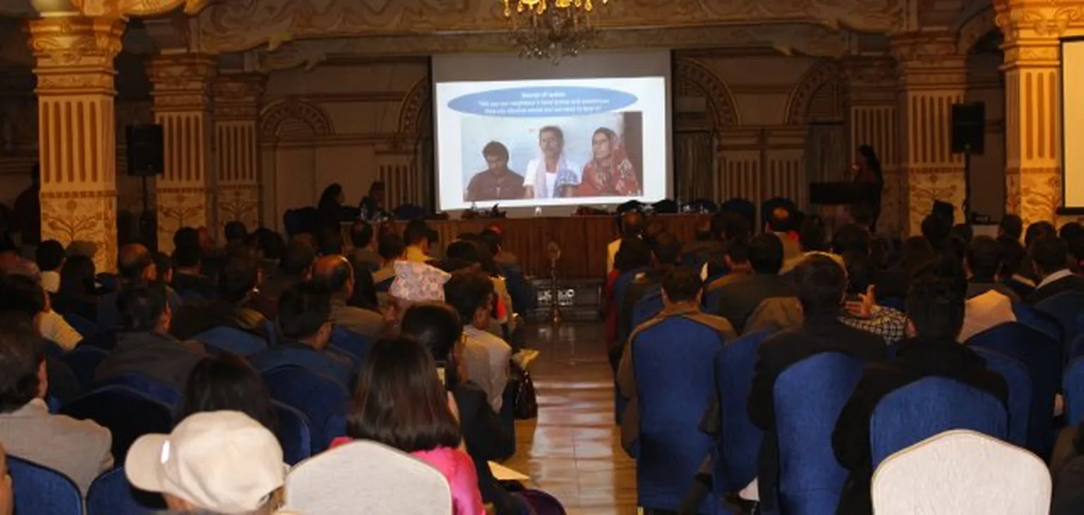 People at conference