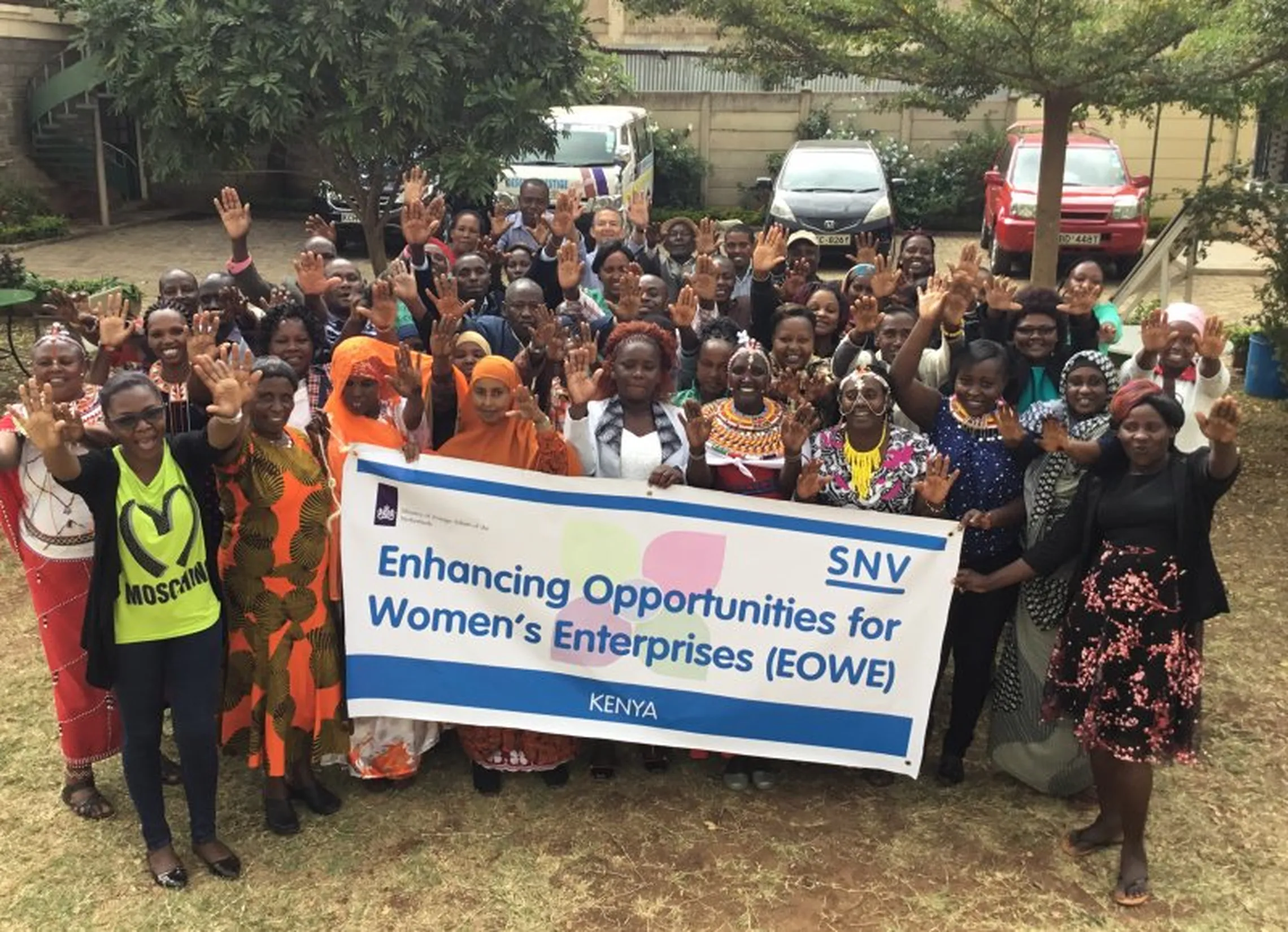 EOWE local partners and women agribusiness entrepreneurs pressing for progress