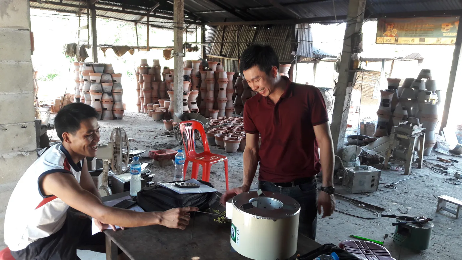 Stove production centre in Laos prepares to launch production of CC