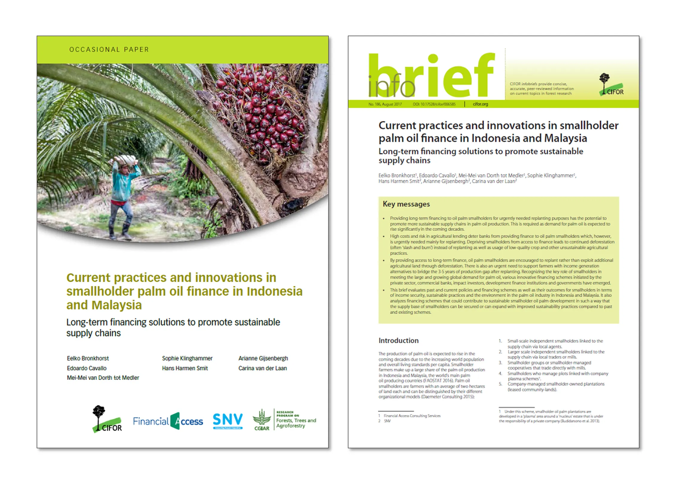 Exploring ways to improve access to finance for oil palm smallholders