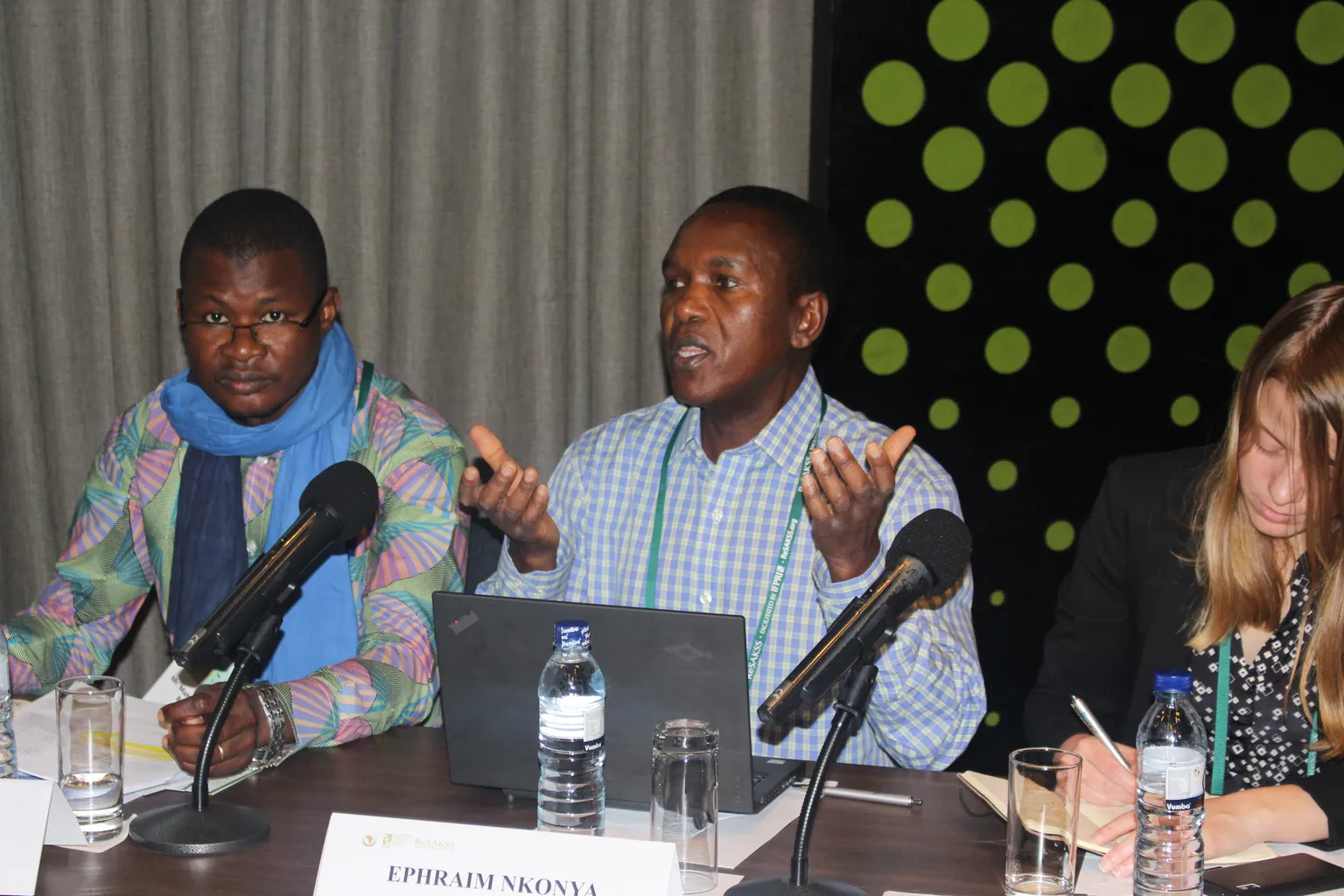 The side-event panel members