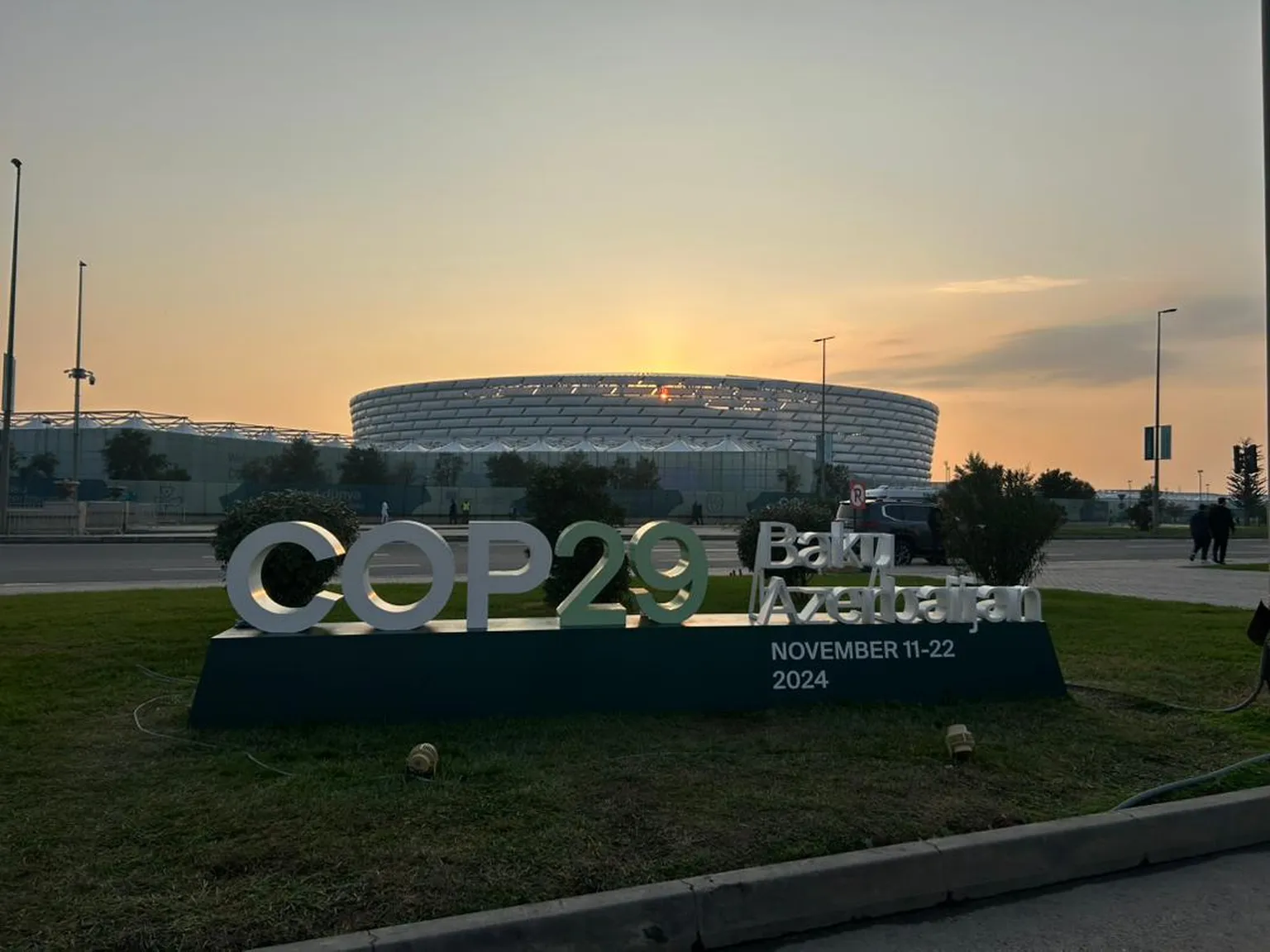 Picture of the COP29 conference venue