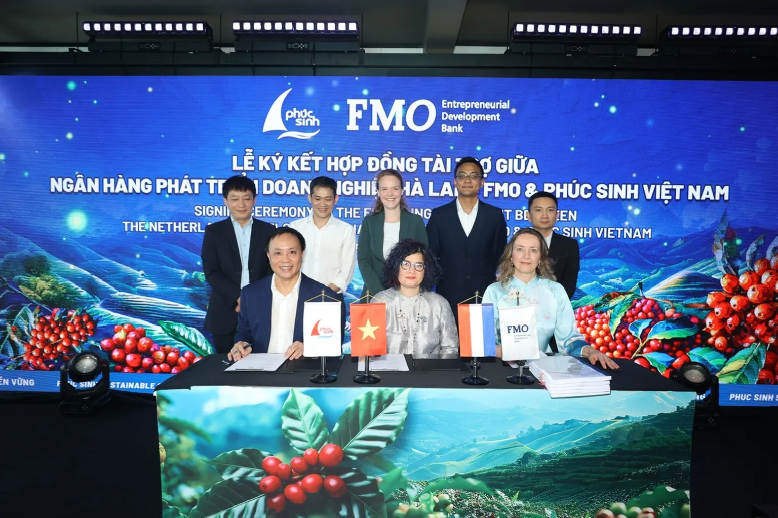 photo of participants signing in Vietnam
