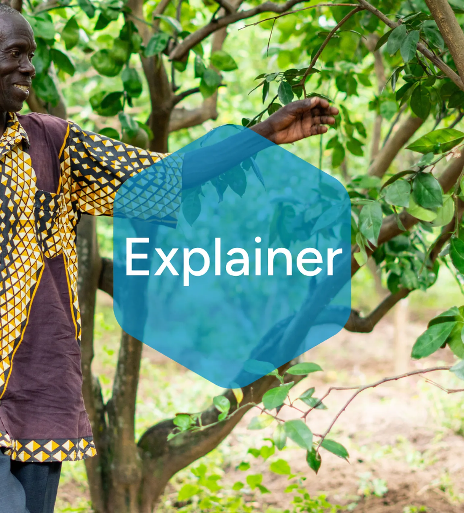 Farmer in Uganda as part of CRAFT project