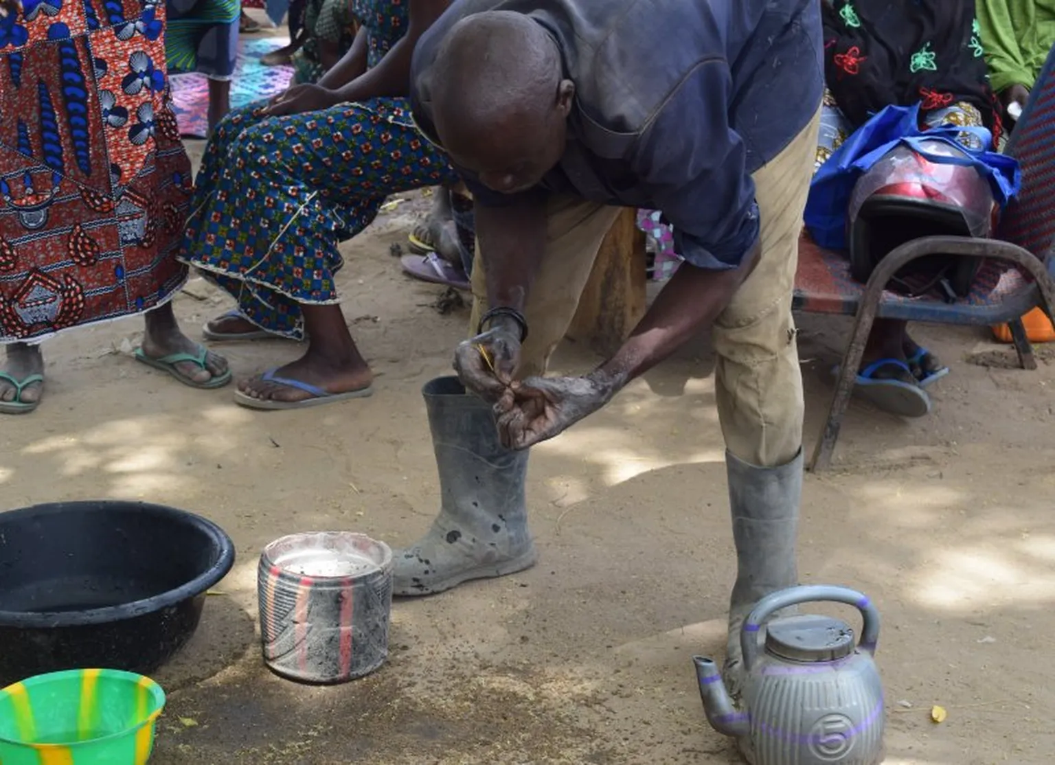Communication on washing hands - Village of Toungadeji, Malanville (SIA N’SON)