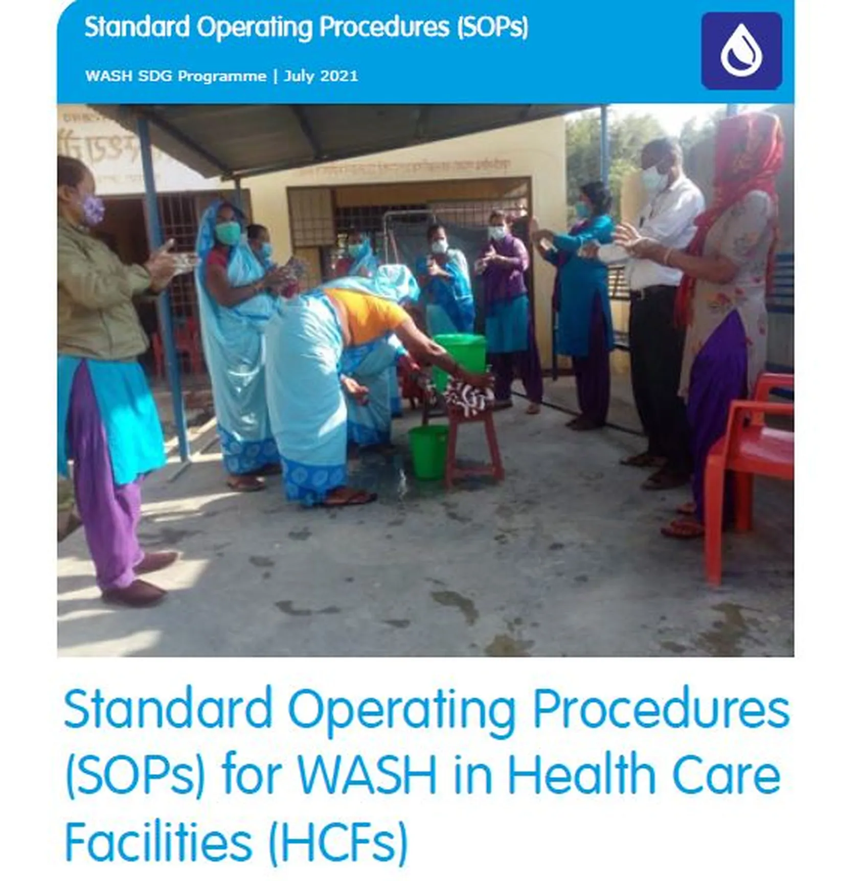 SNV SOPs in WASH for HCFs cover
