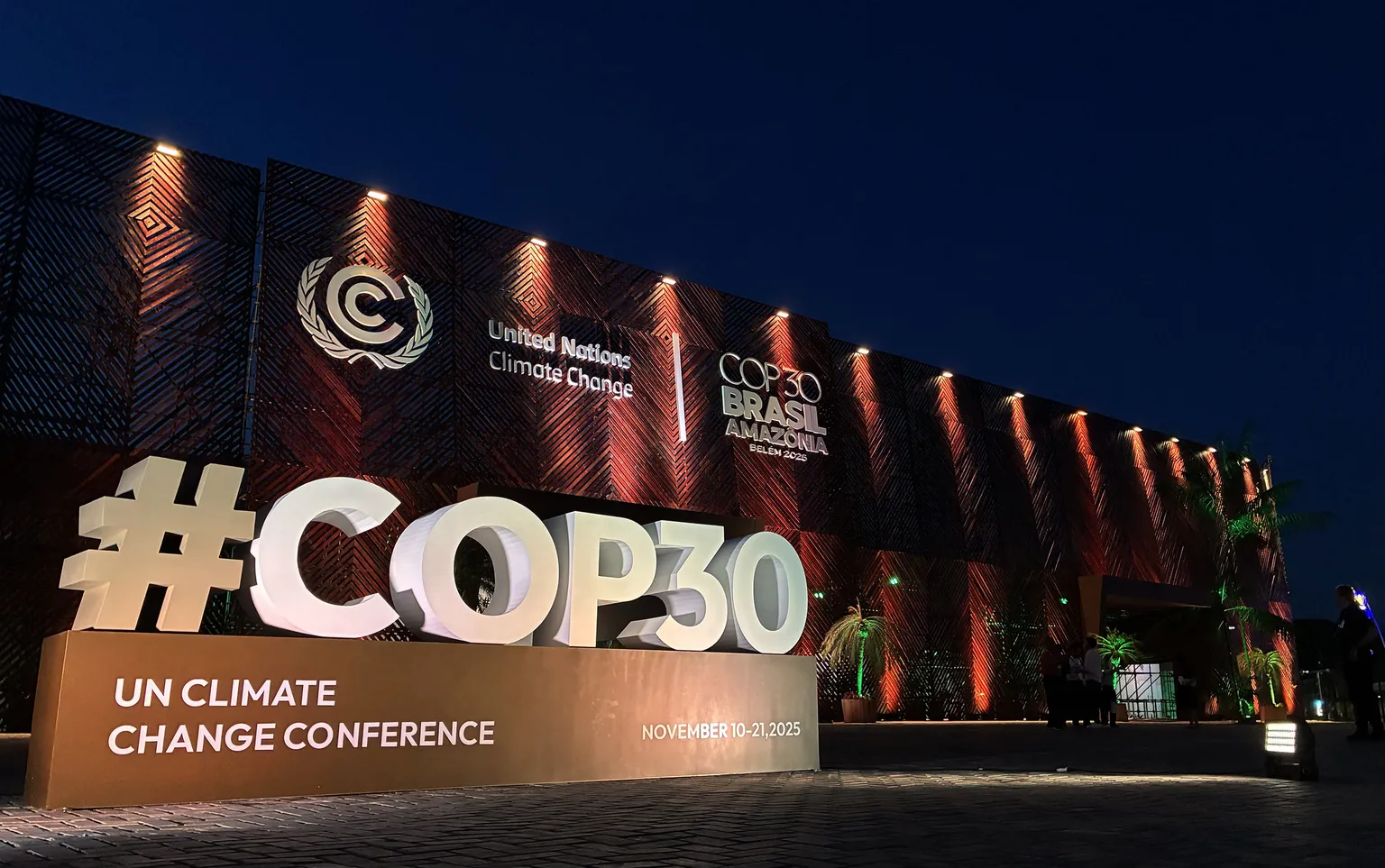 COP30 sign