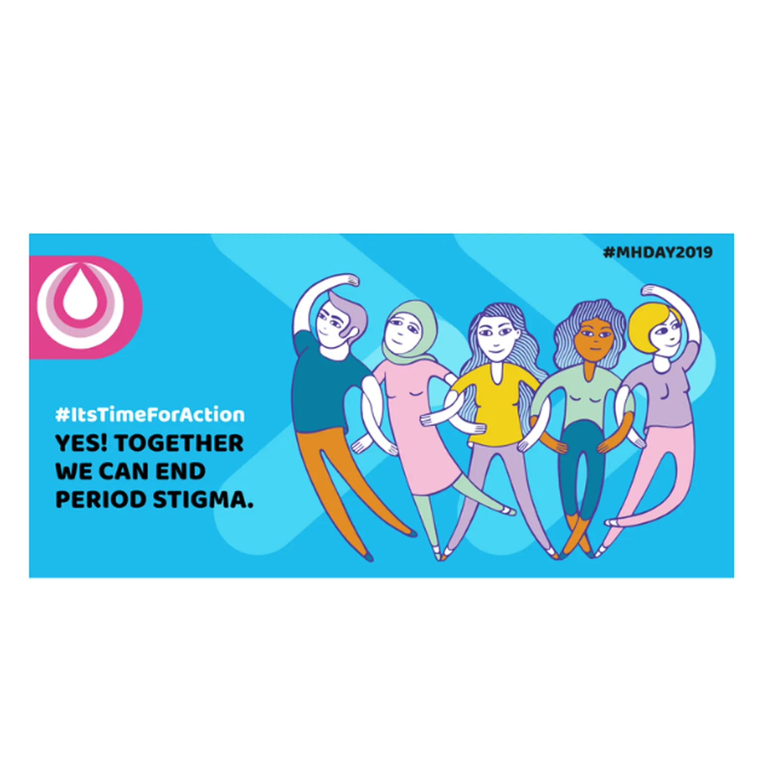 #ItsTimeForAction Yes! Together we can end period stigma