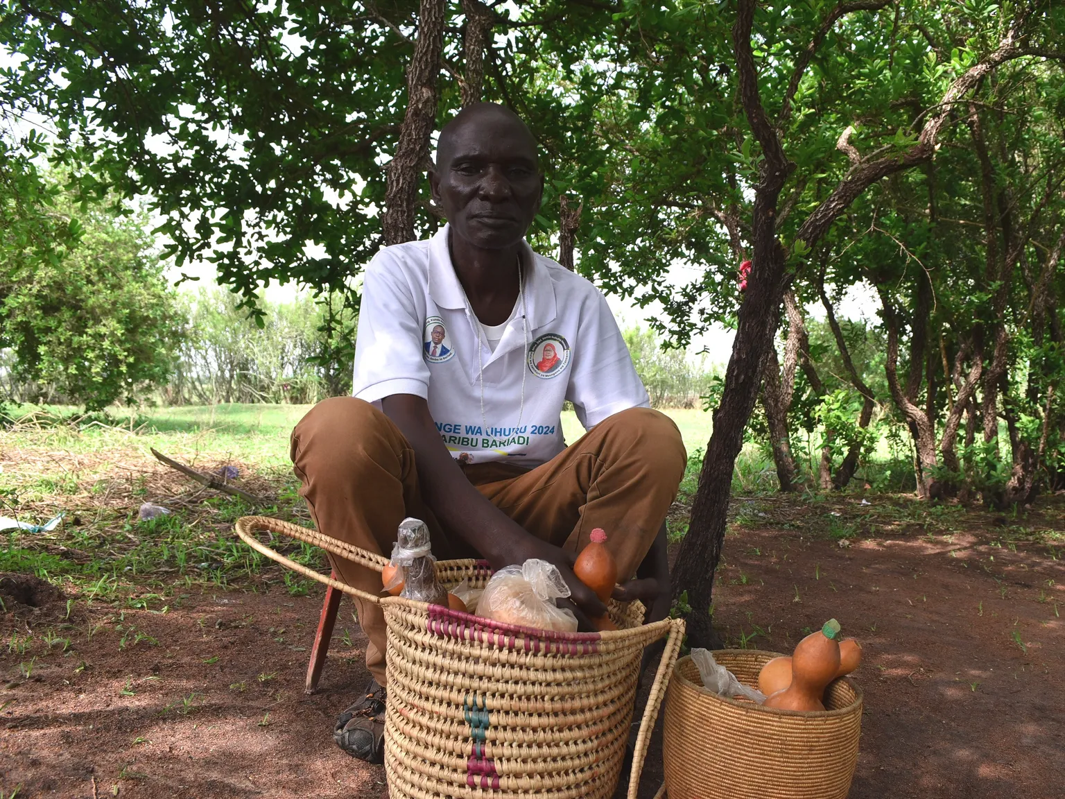 Jigulu Husseni, a traditional healer and health advocate in Simiyu, Tanzania