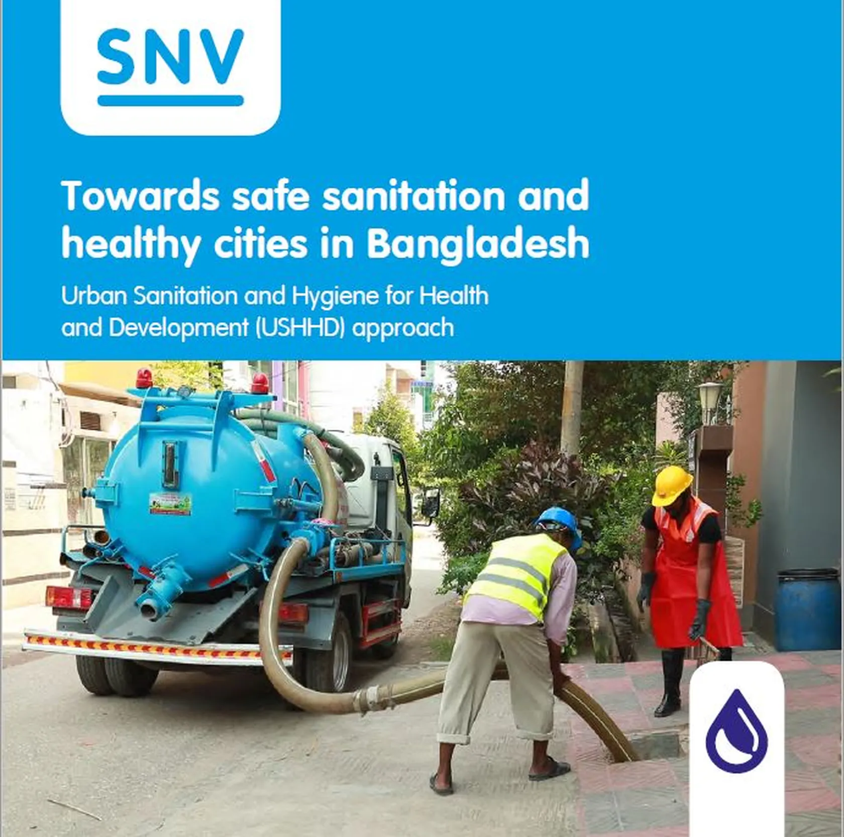 Cover of SNV in Bangladesh's urban san booklet