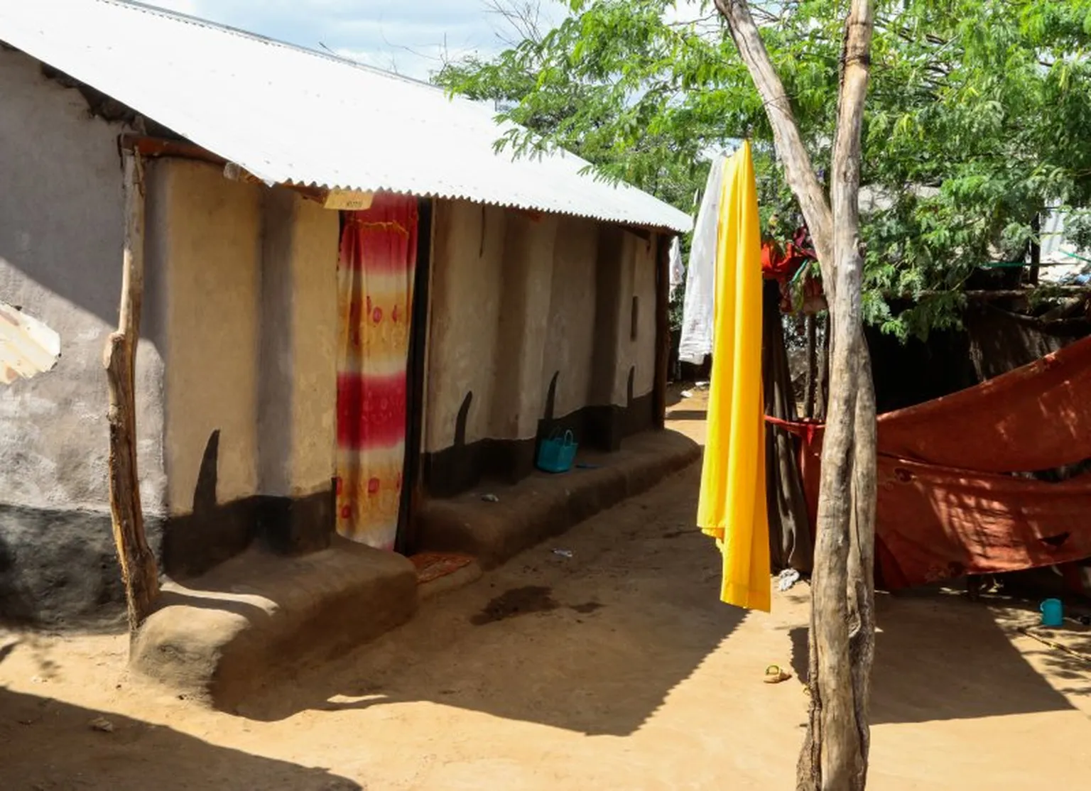 Anceti's home in Kakuma