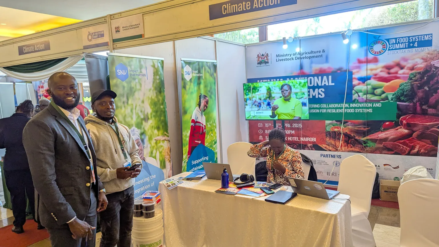 SNV booth at KNFSS