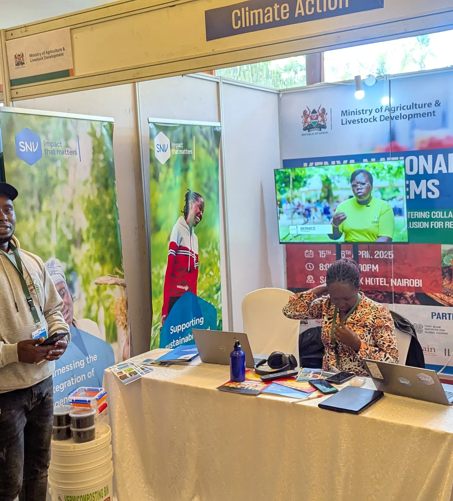 SNV booth at KNFSS
