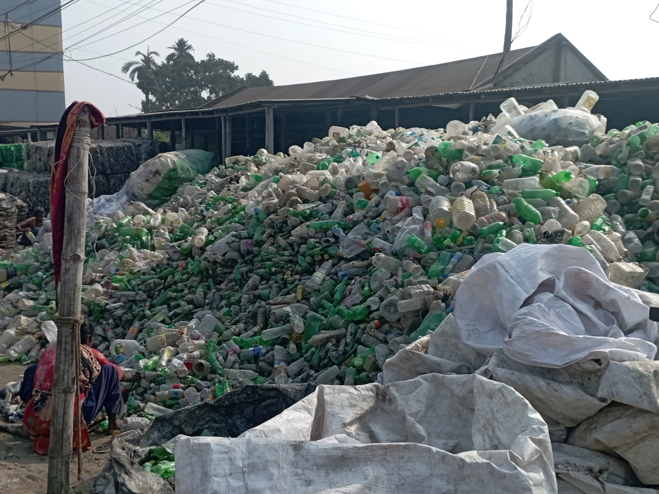 plastic waste in kushtia bangladesh