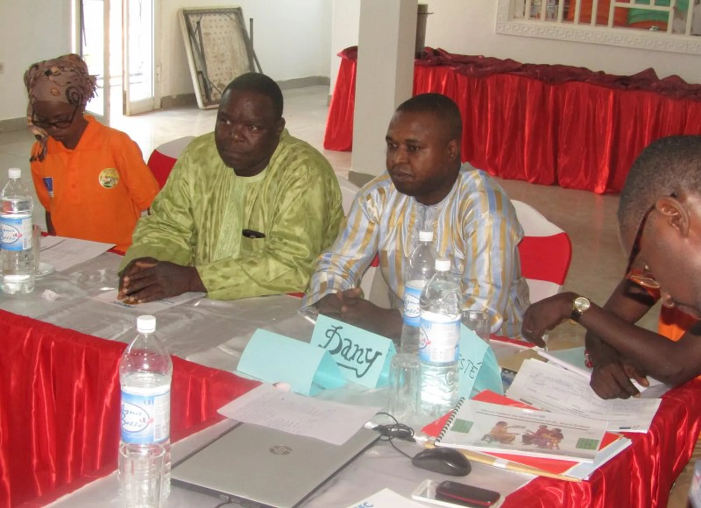 The opening ceremony with representatives from all partner organisations