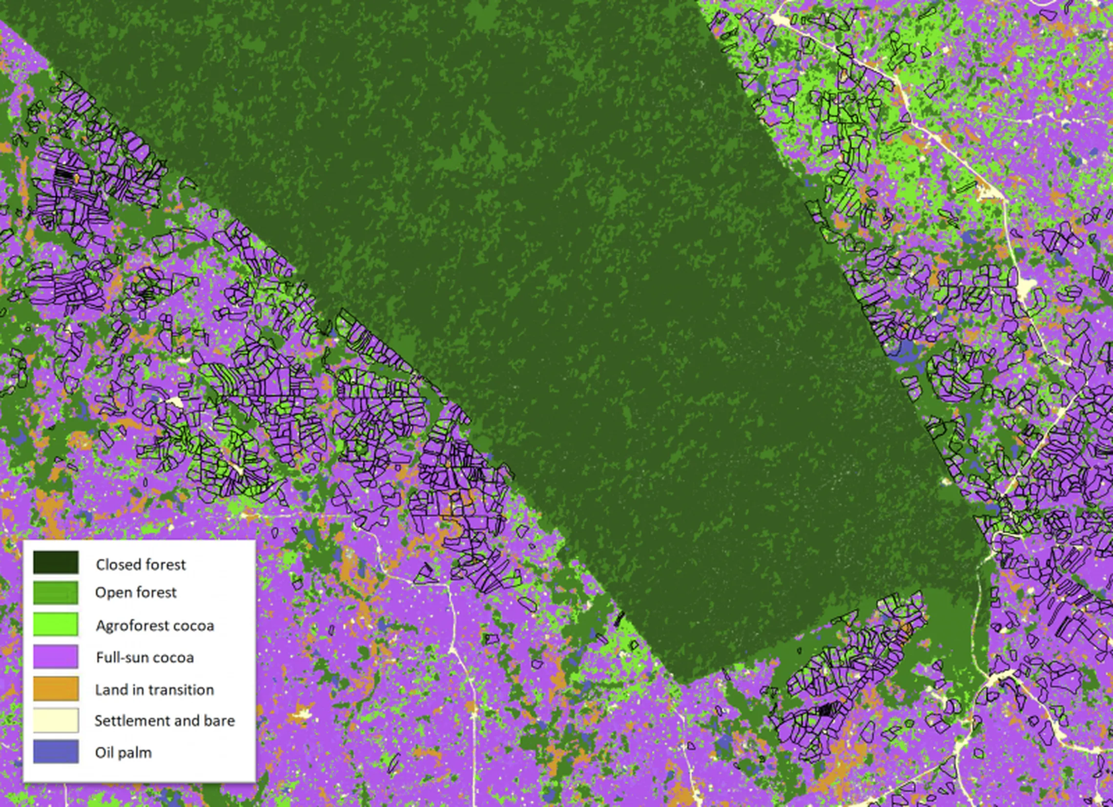 Farm data with seven land use classes produced by Satelligence