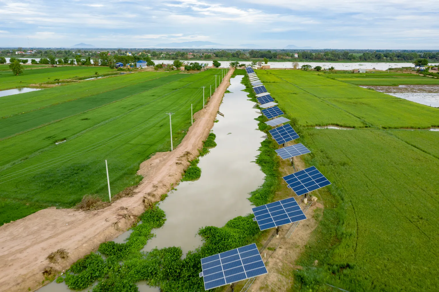 SOGE Cambodia solar irrigation supported by IAP and DFCD