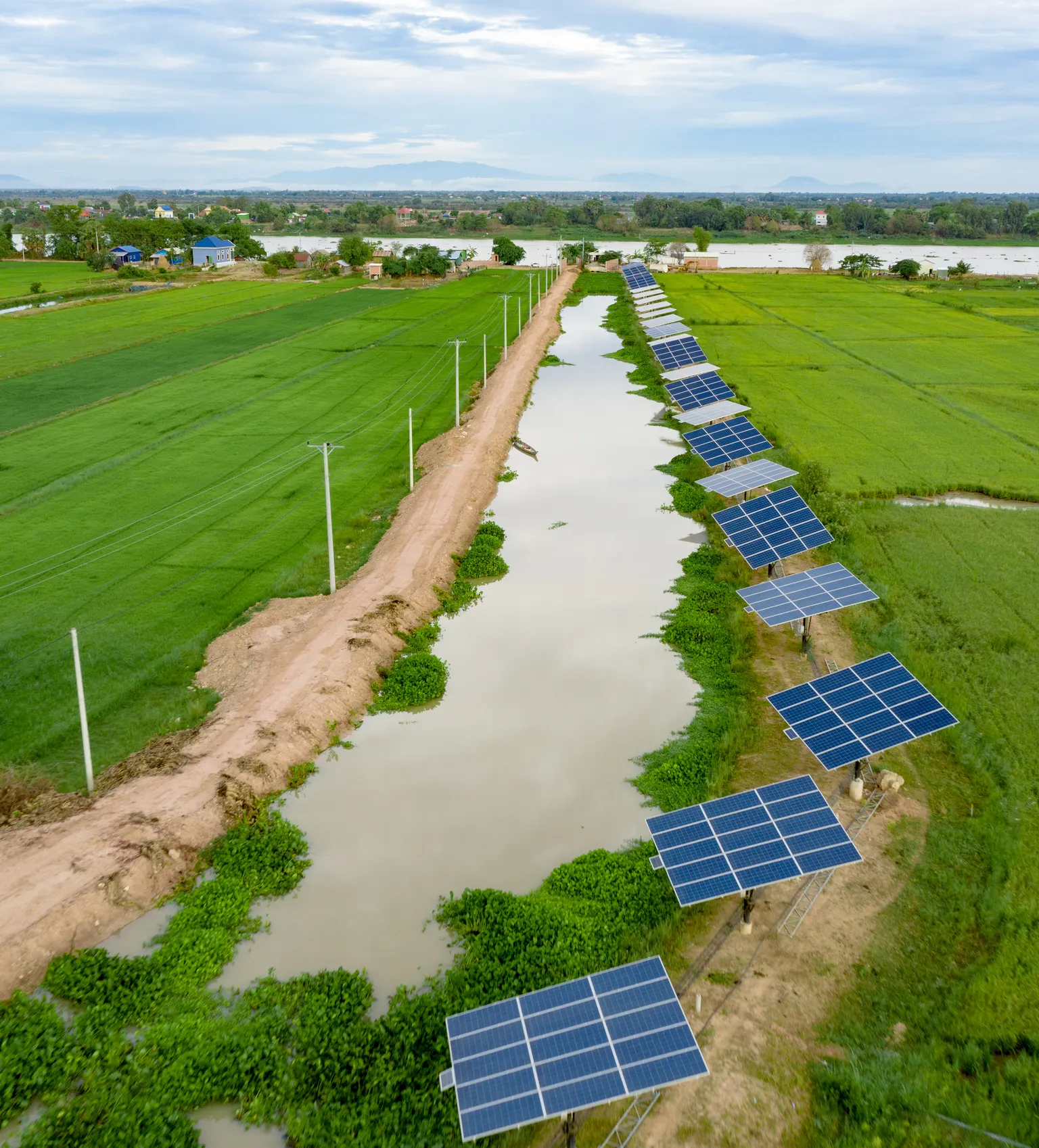SOGE Cambodia solar irrigation supported by IAP and DFCD