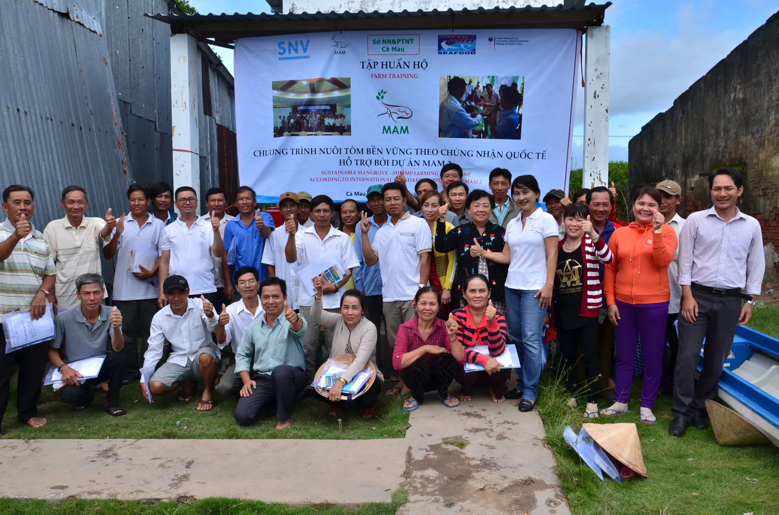 SNV promotes mangrove-shrimp farming in Vietnam