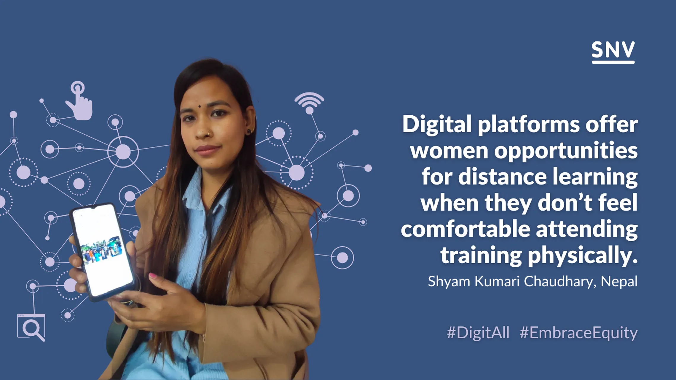 Championing women's empowerment and access to digital tools, SNV, Nepal