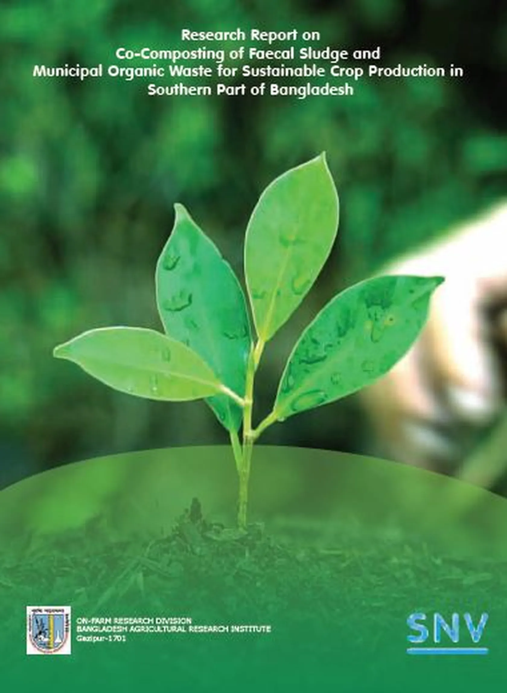 Report cover page