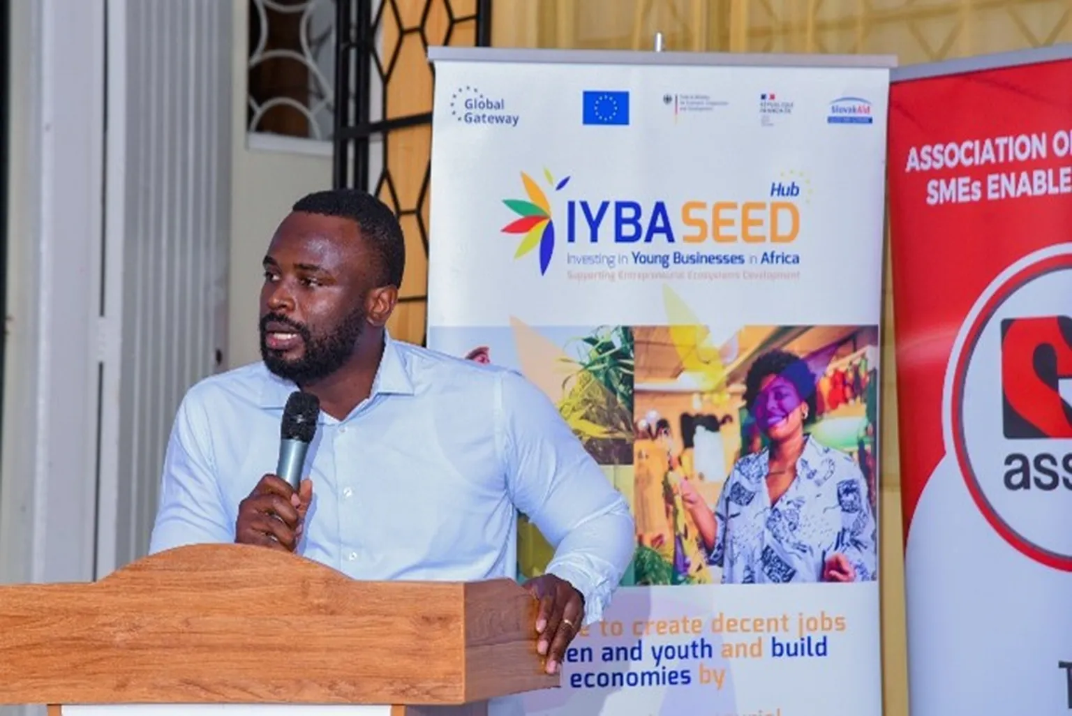Mr. Nelson Anjala, Global IYBA SEED Program Head at SNV.