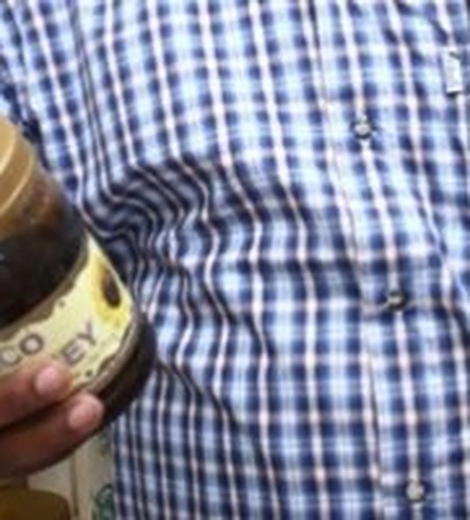 Man with jar