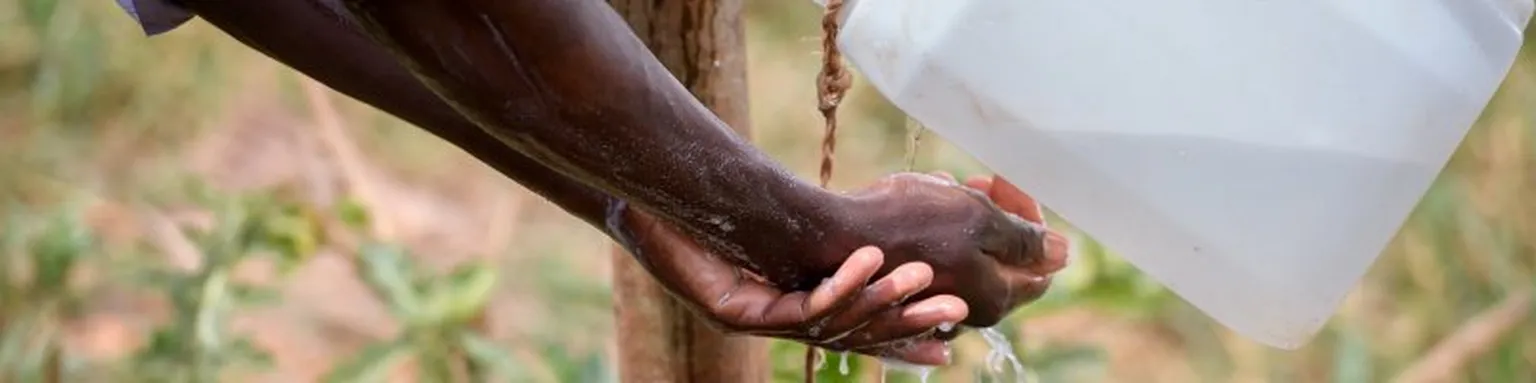 Washing hands