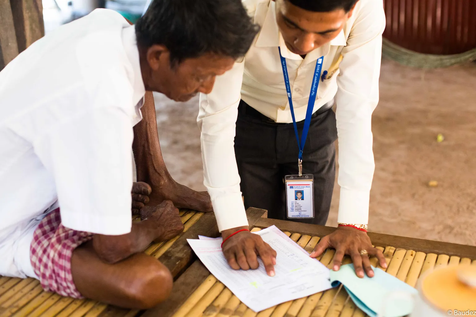 First customer of quality-assured solar in Cambodia
