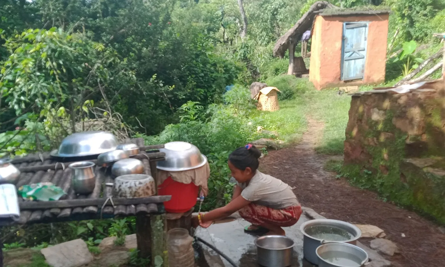 Water for domestic use (Photo: Ambika Yadav/SNV)