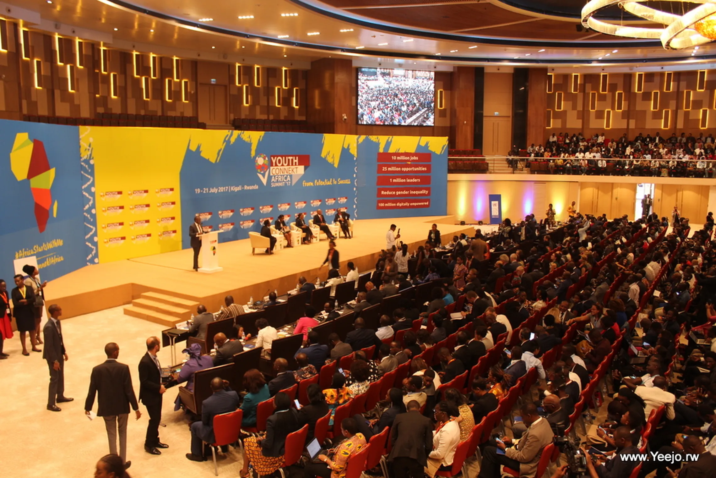 The YouthConnekt main hall