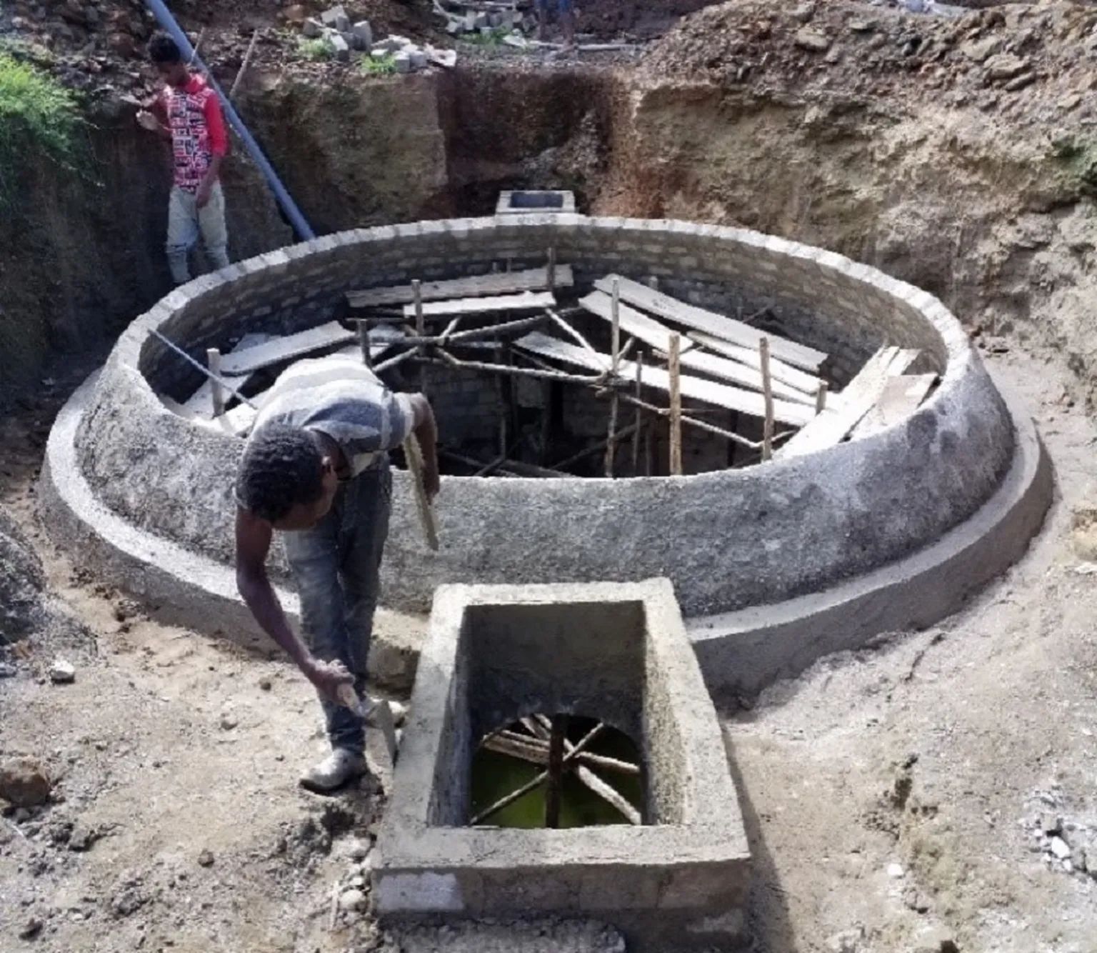 Construction progress Holeta (80 M3), Oromia Region