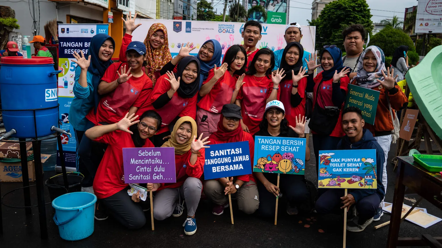 YSC hand hygiene awareness campaign organisers