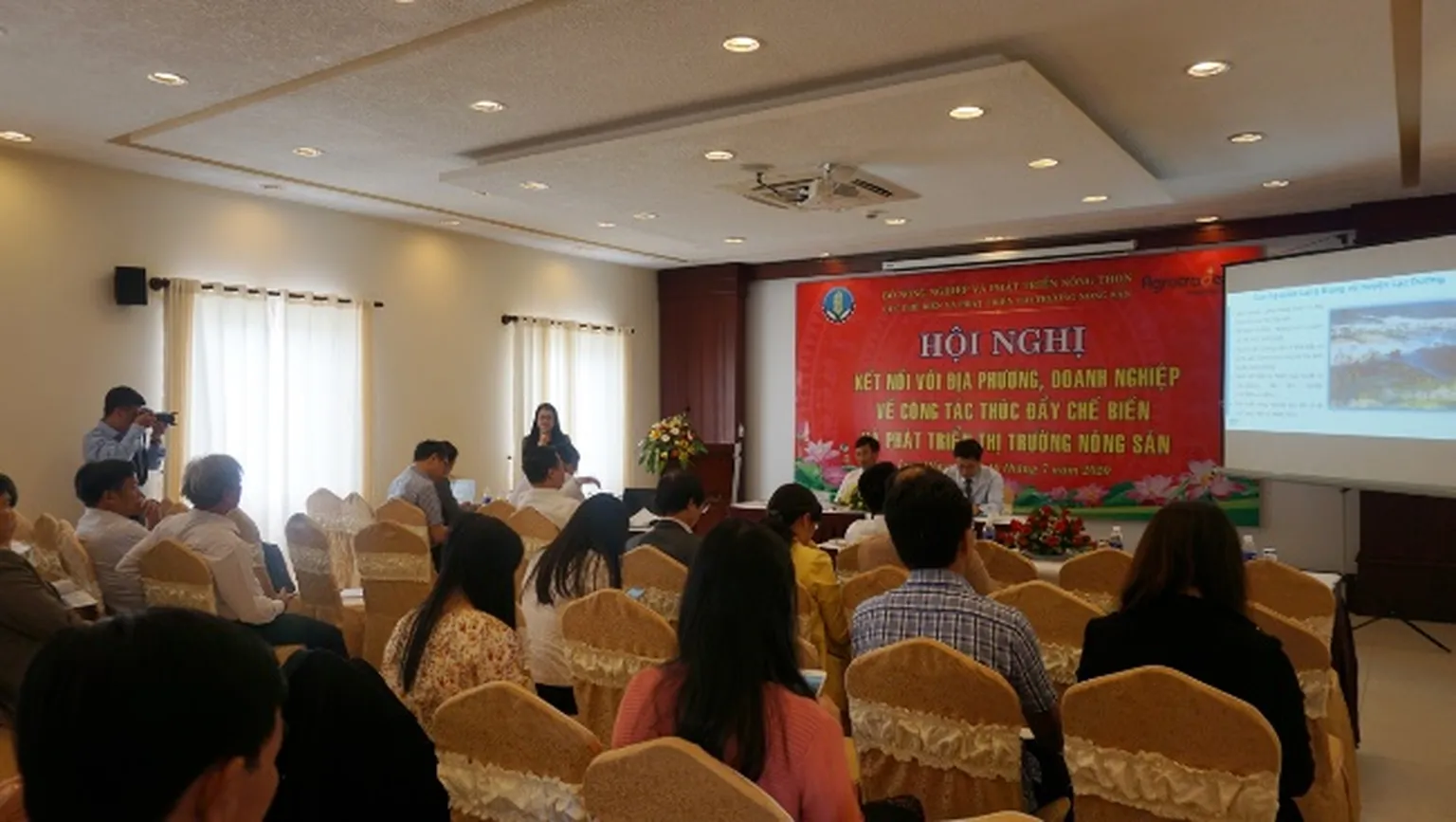 Representative of Agrotrade presented at the workshop