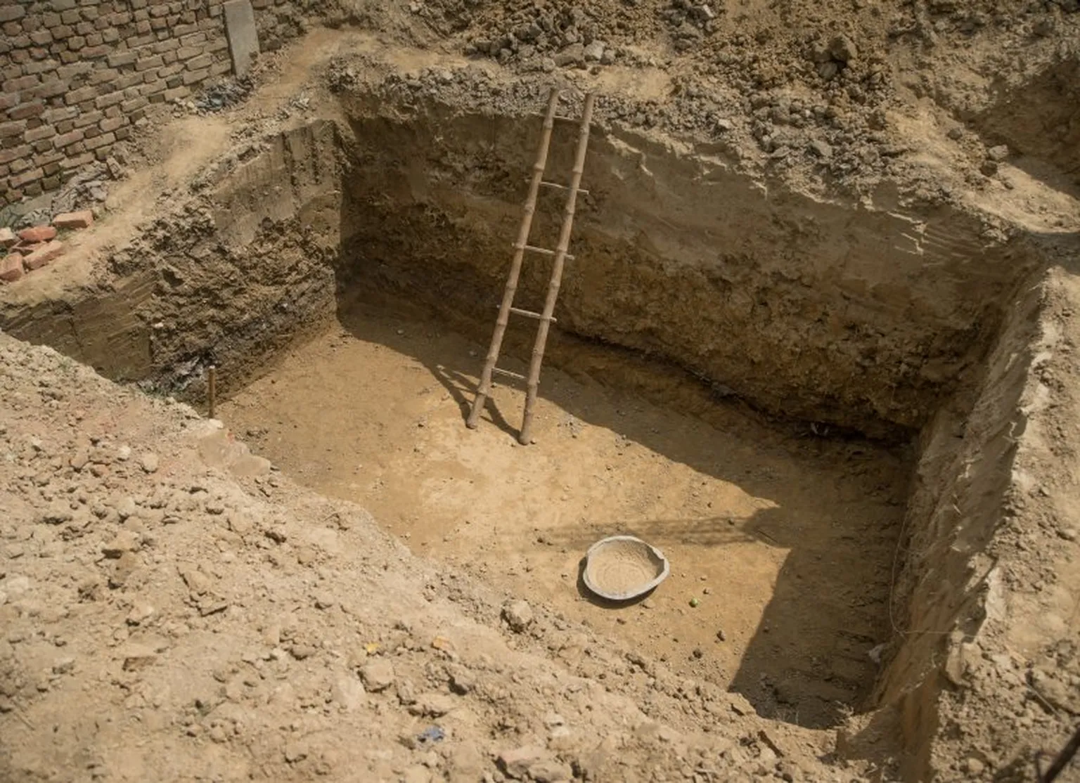 Toilet construction at Mahottari