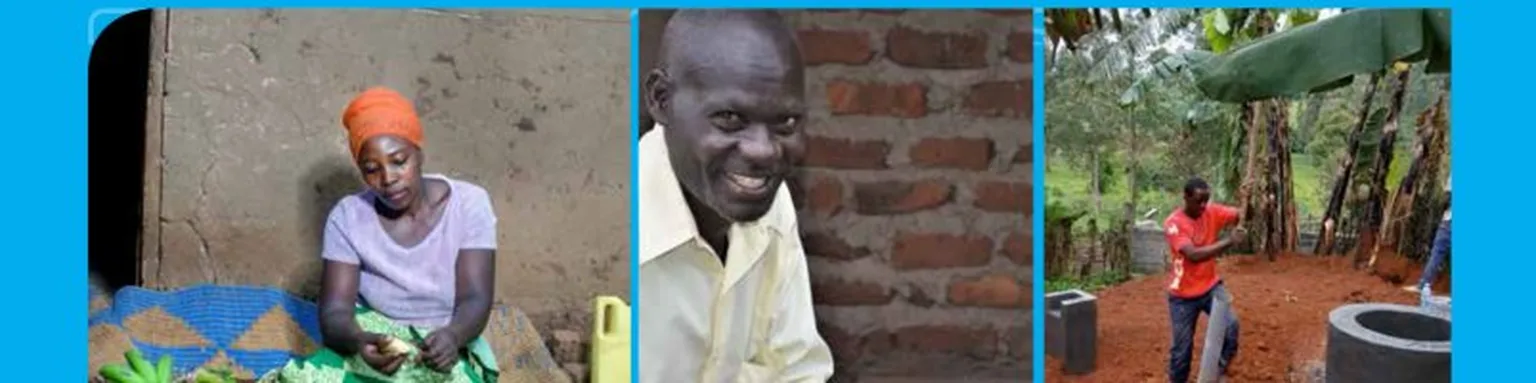 Collage of images from Uganda.