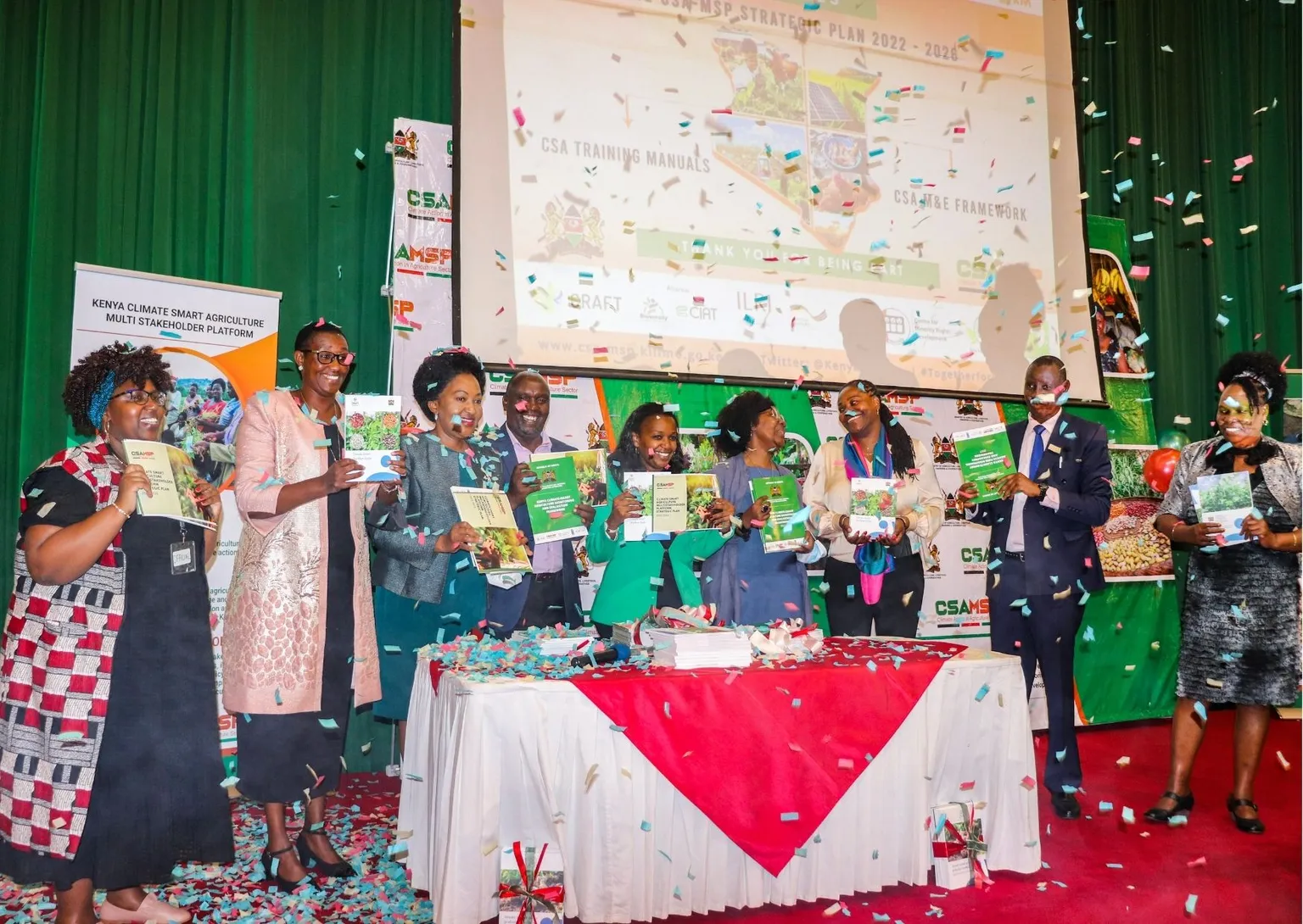 The launch of the CSA MSP in Kenya.