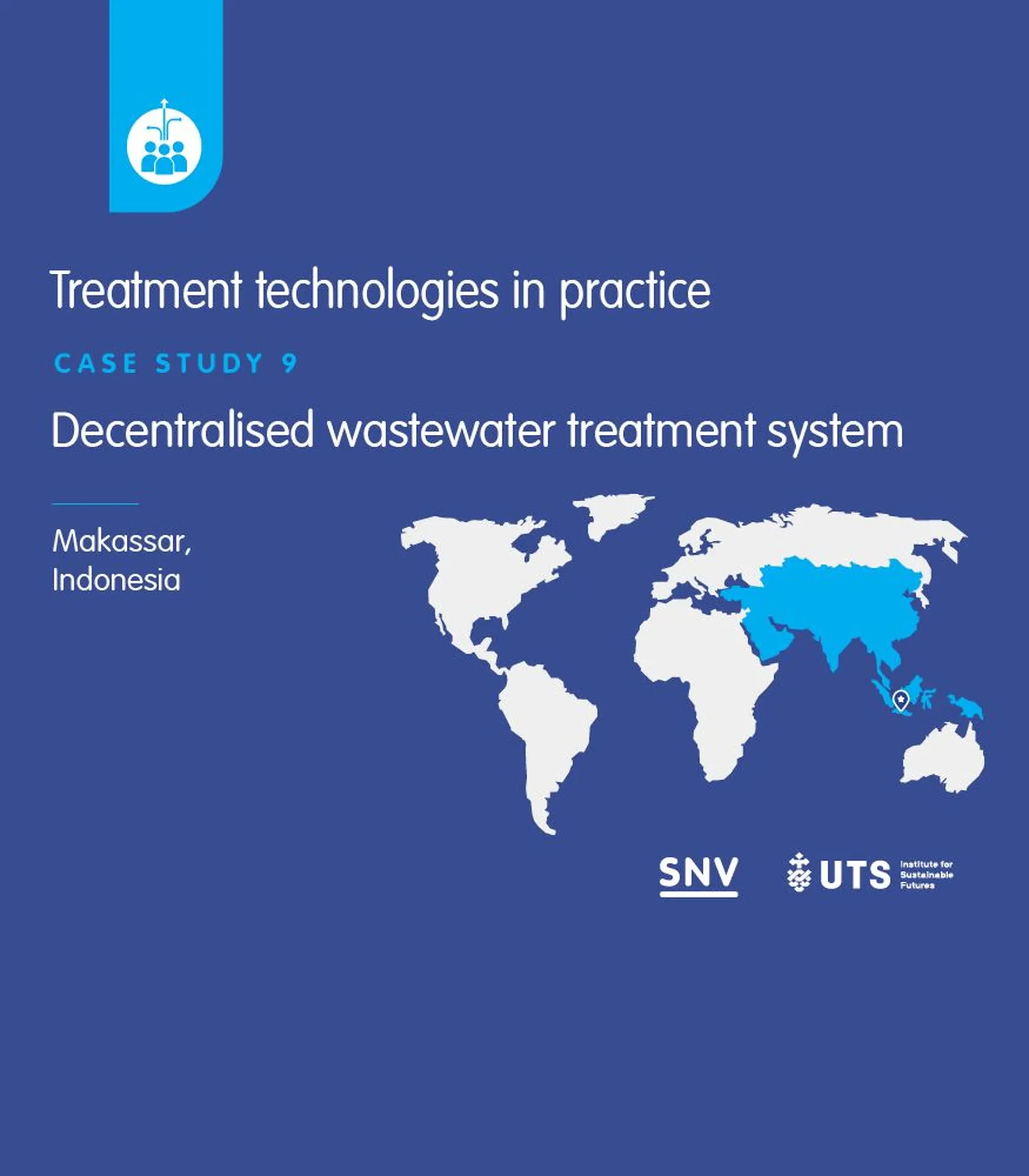 Last of the nine case studies in the SNV-ISF UTS Treatment Technologies in Practice book, featuring Decentralised wastewater treatment in Indonesia