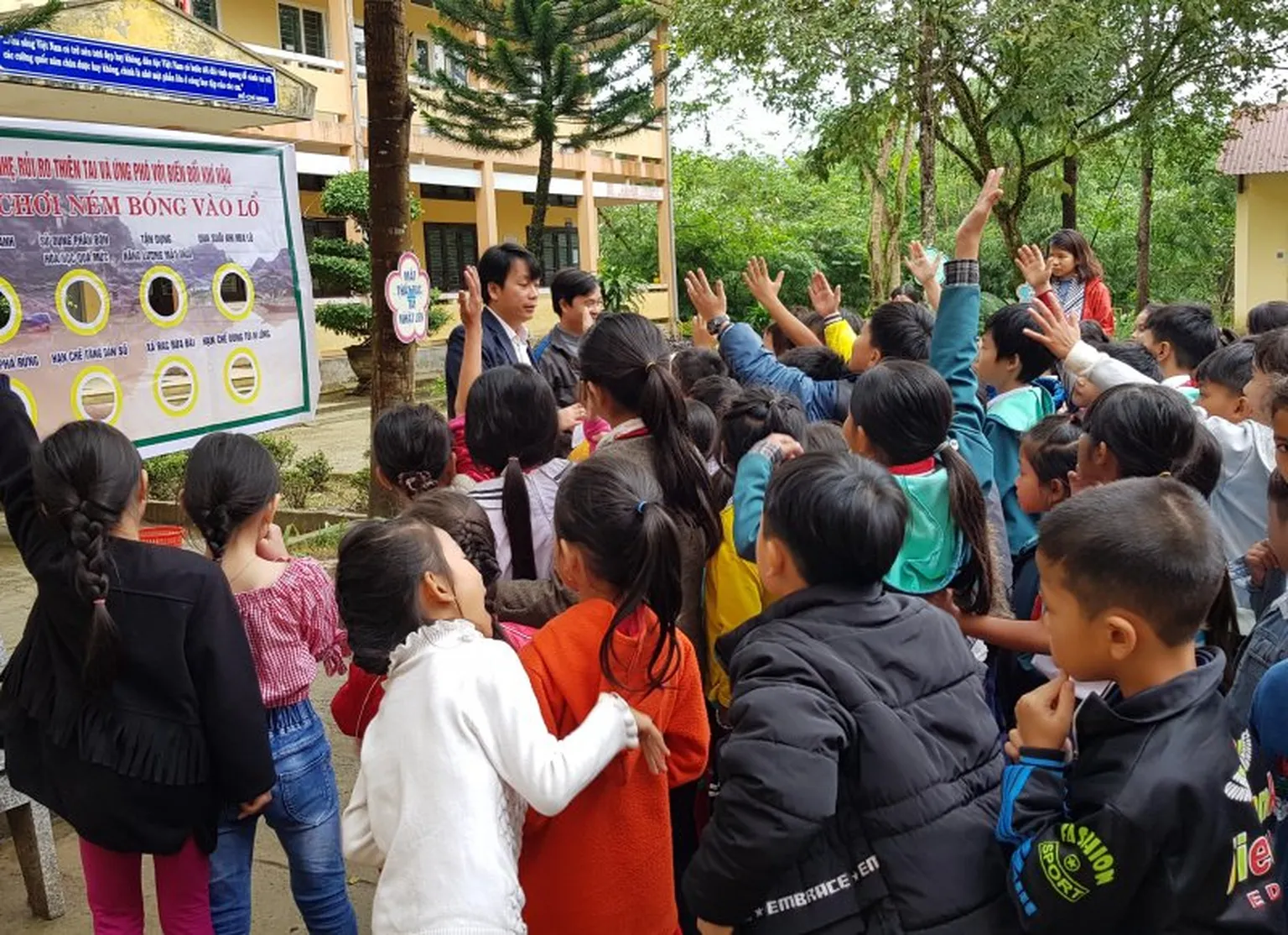 Group of young students