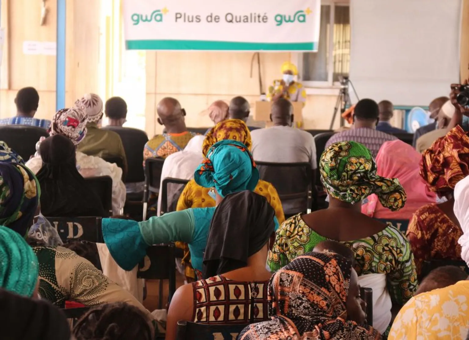 Attendees at the launch event