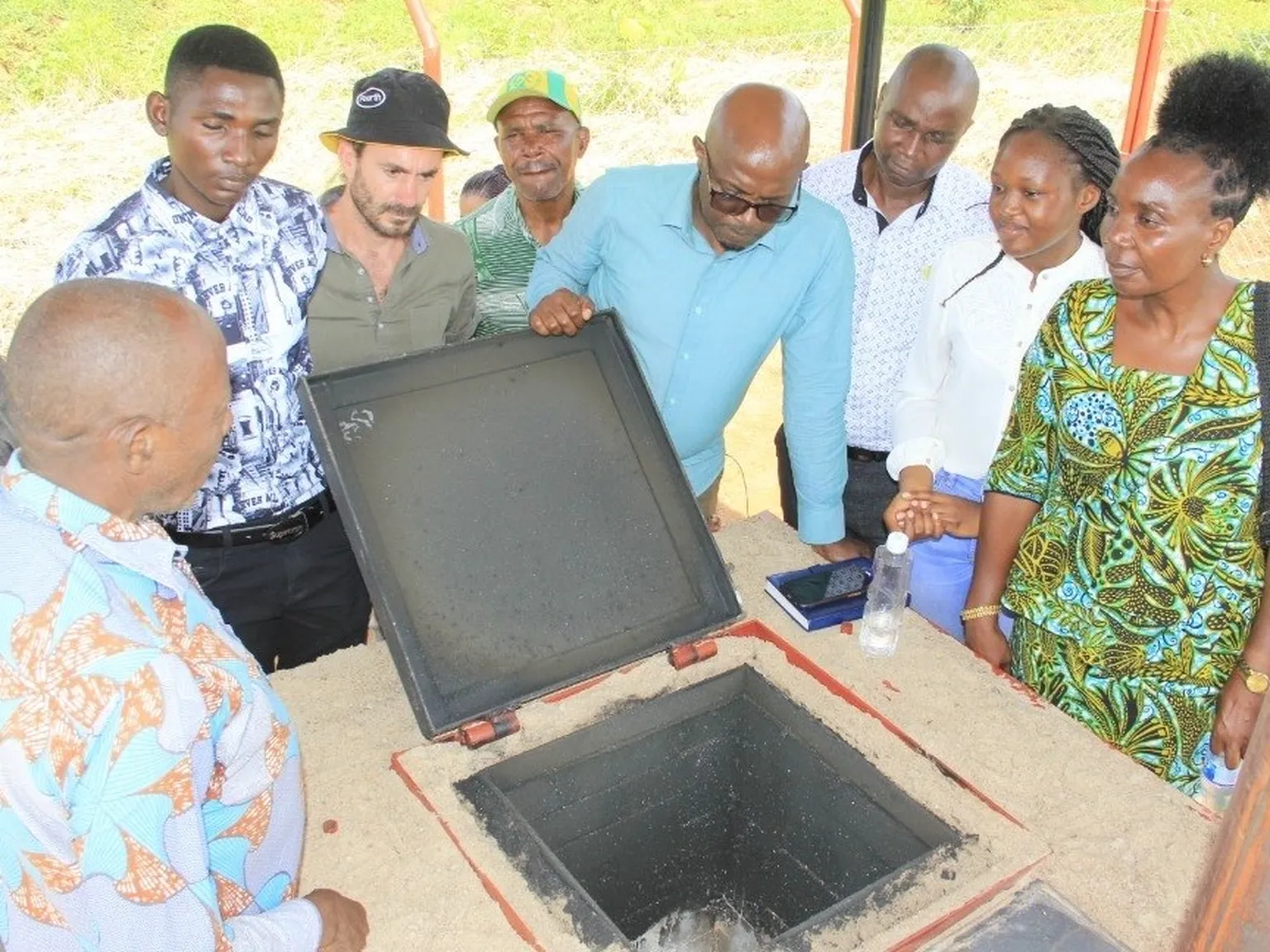 Stakeholders conduct ocular inspection of incinerator facility (Photo ©Kadama Malunde)