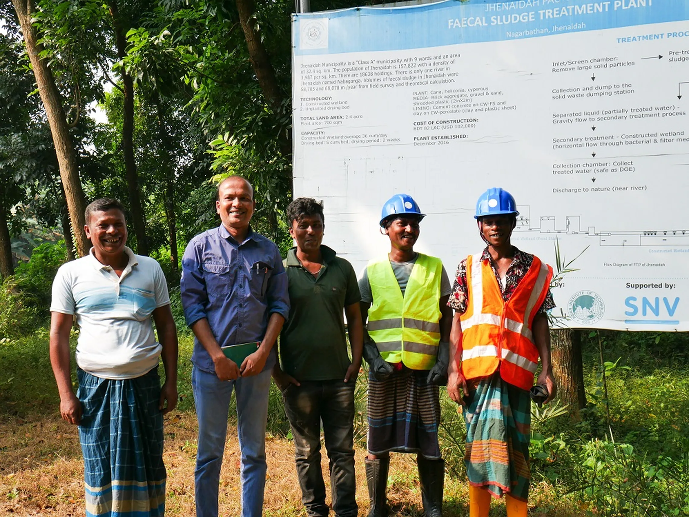 Aid Foundation with trained emptiers