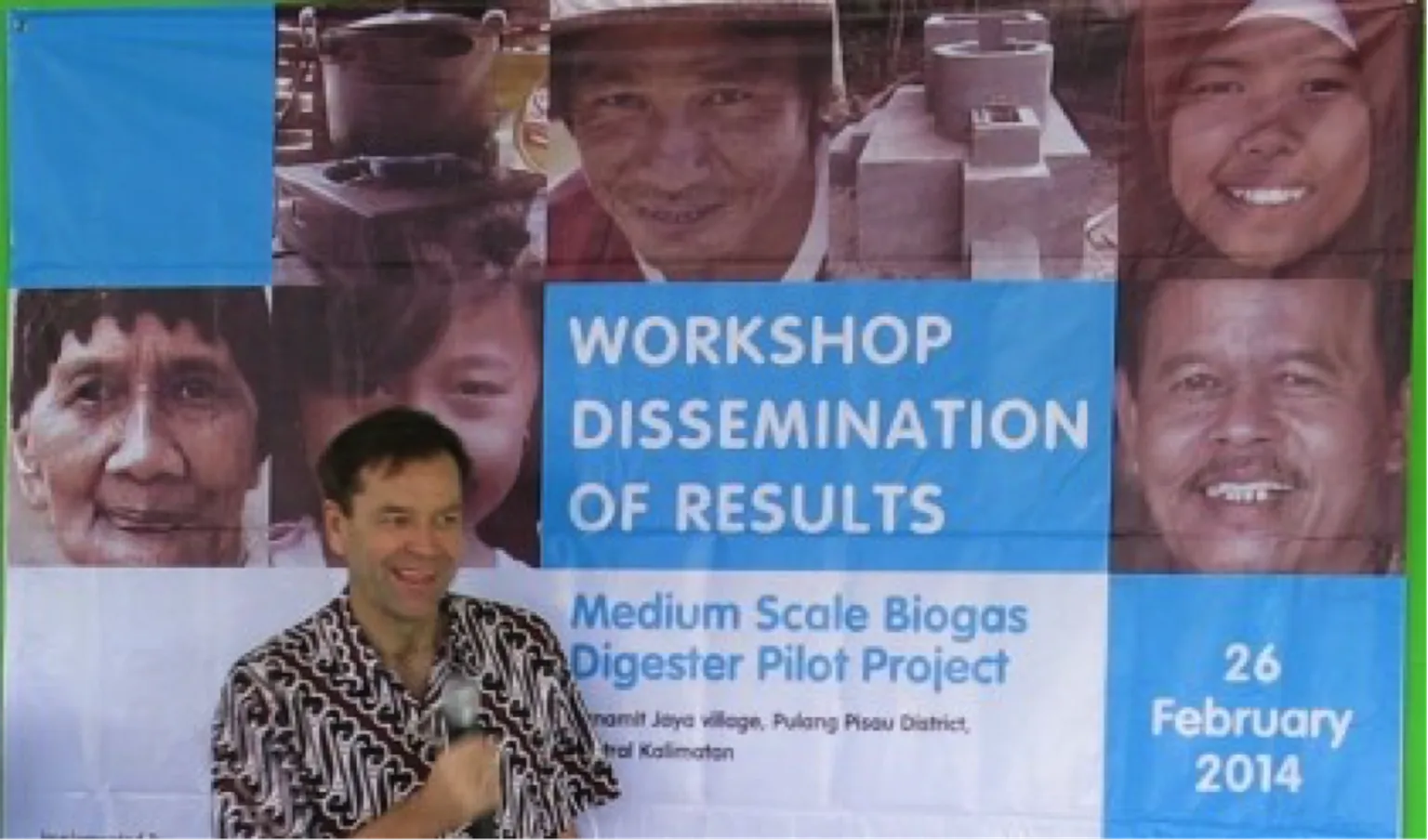 SNV Showcases Medium Scale Biogas Program in Central Kalimantan