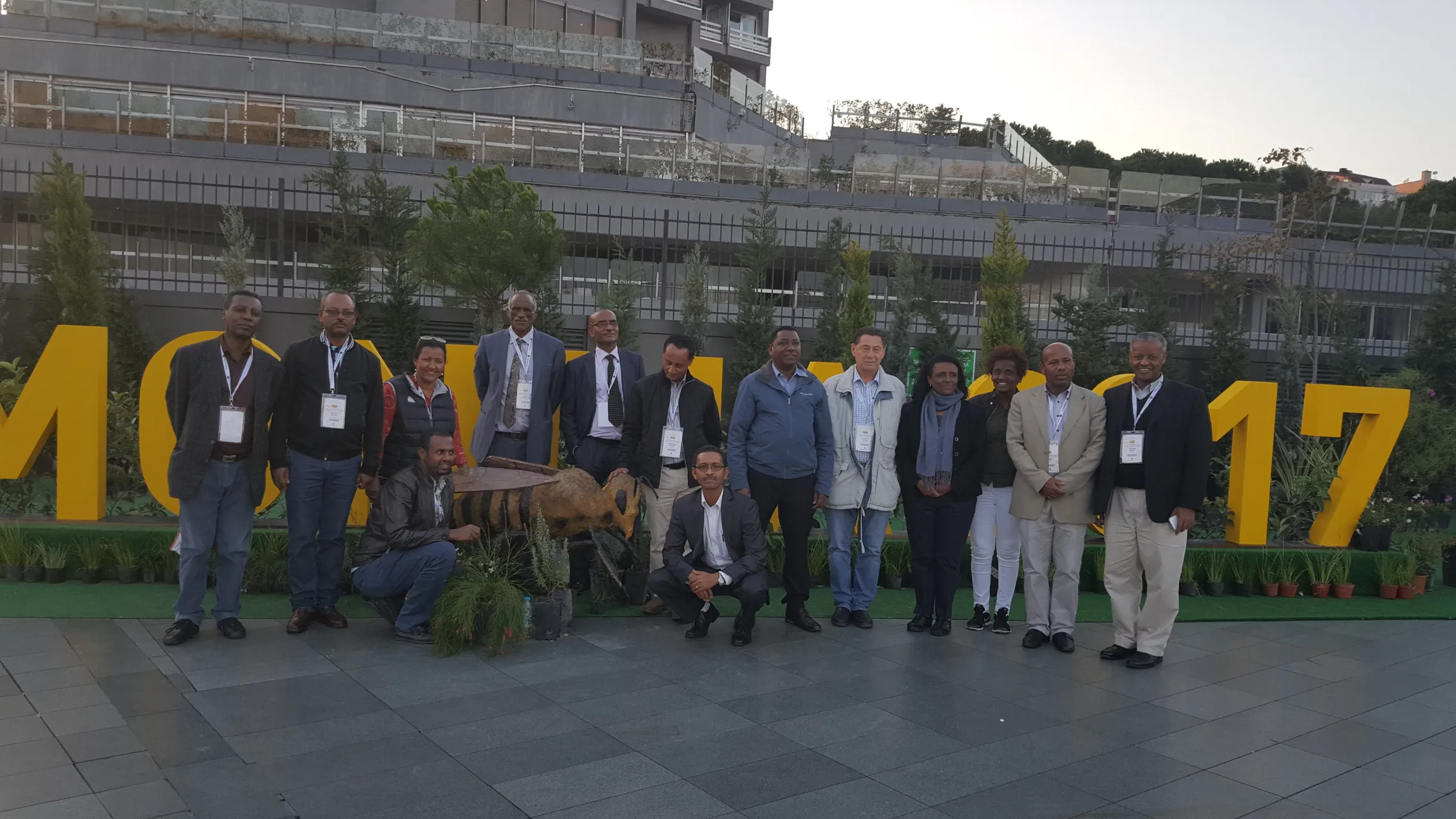 The Ethiopian delegation